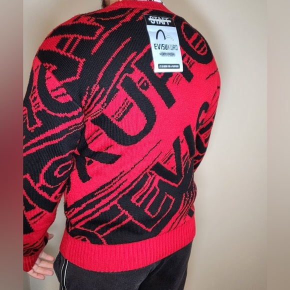 RARE Evisu x Kuro Knit Crewneck - Picture 4 of 8